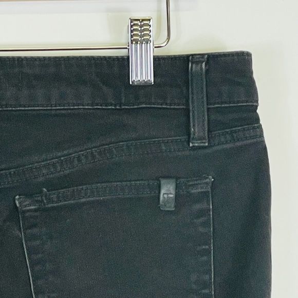 JOE'S Jeans Whiskered Black The Skinny Fit Denim 8.5" Rise Womens Sz 28 - Picture 6 of 7